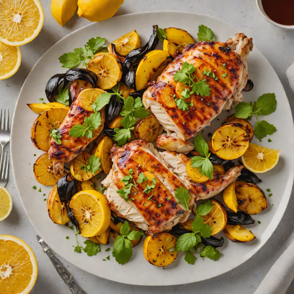 Sheet Pan Citrus-Glazed Chicken with Sweet Plantains