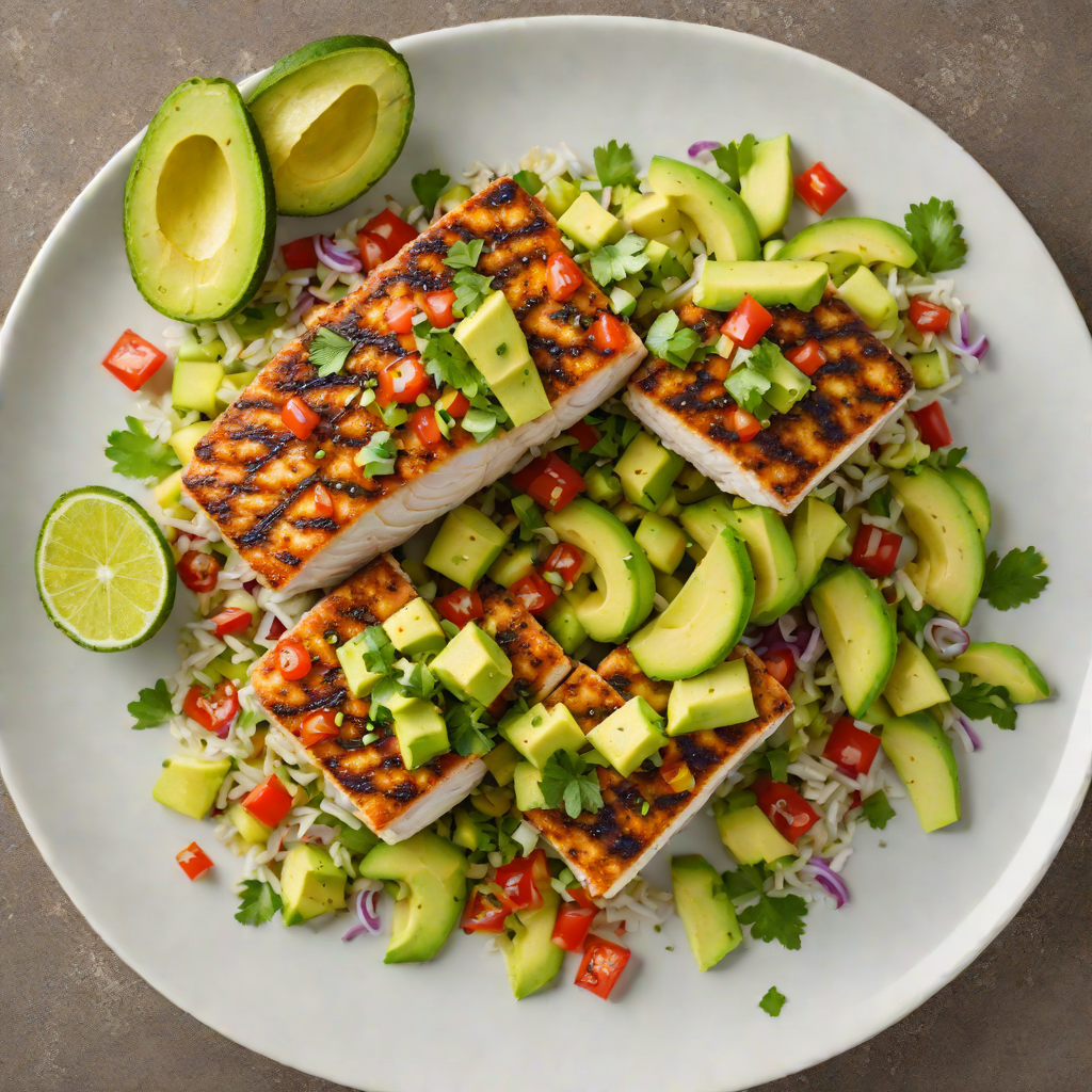 Chili-Lime Grilled Mahi Mahi with Avocado Salsa