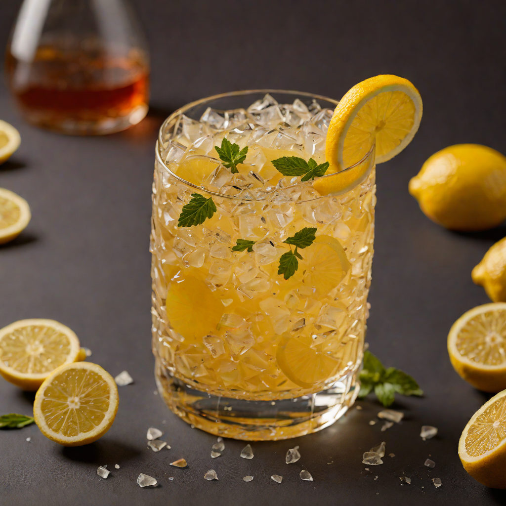 Honeyed Lemon Bourbon Smash