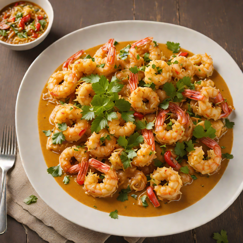 Spicy Tiki-Style Coconut Shrimp Curry