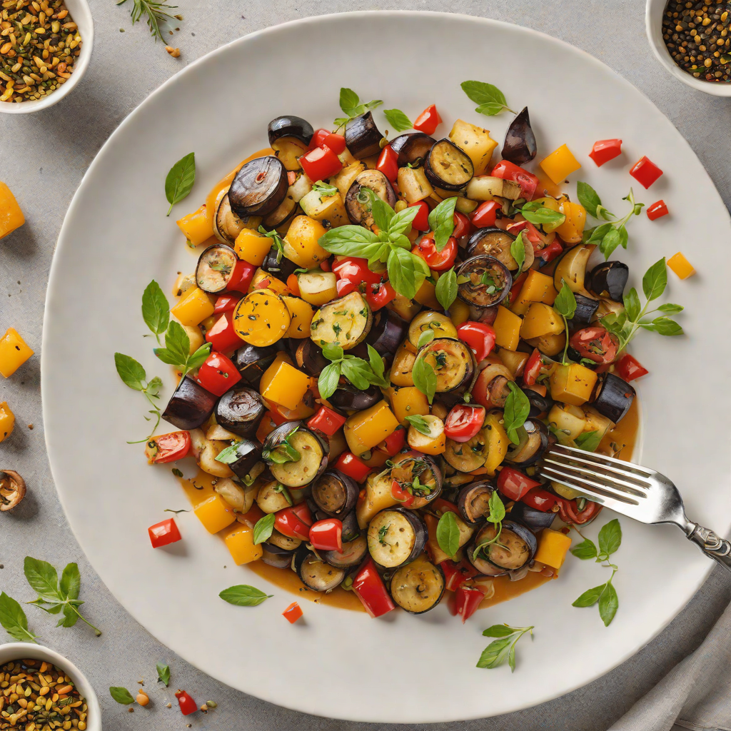 French-Style Ratatouille with Roasted Vegetables and Herbes de Provence