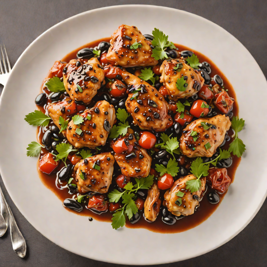 Sautéed Chicken with Smoky Tomato and Black Bean Sauce
