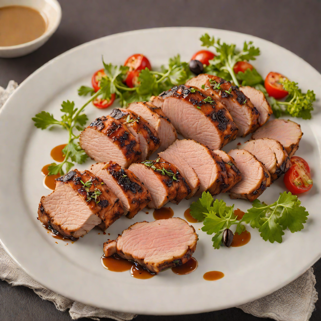 Grilled Coffee-Rubbed Pork Tenderloin