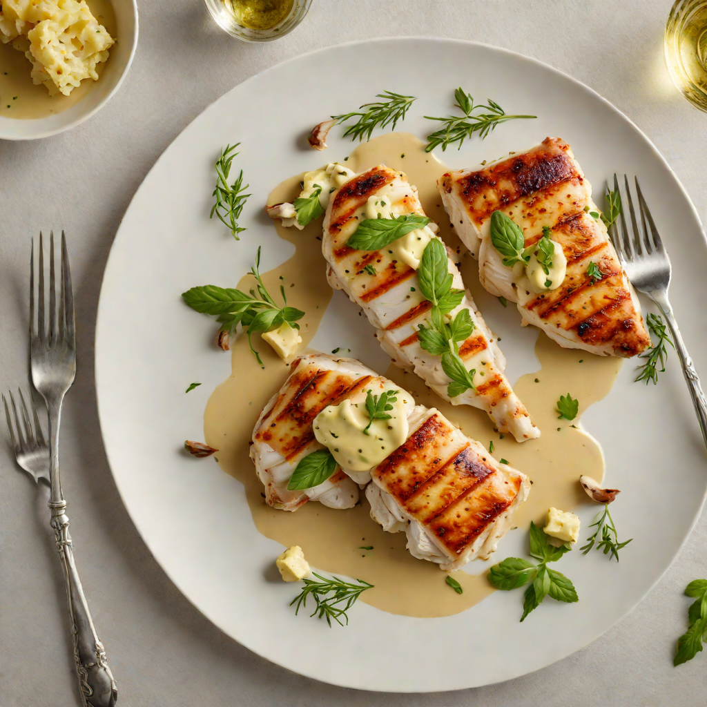 Pan-Seared Chicken with Papillon Herb Butter