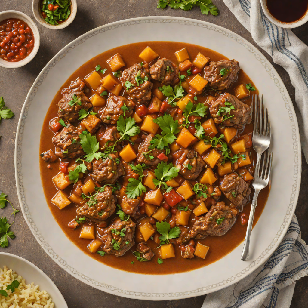 Moroccan-Spiced Slow Cooker Lamb Tagine