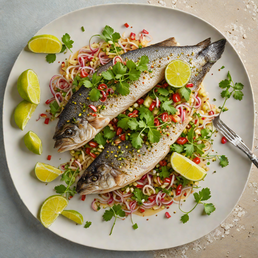 Sydney-Style Barramundi with Finger Lime Salsa
