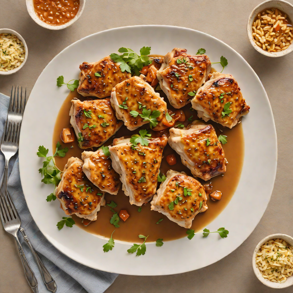 Pan-Seared Chicken Thighs with Paprika and Garlic Butter