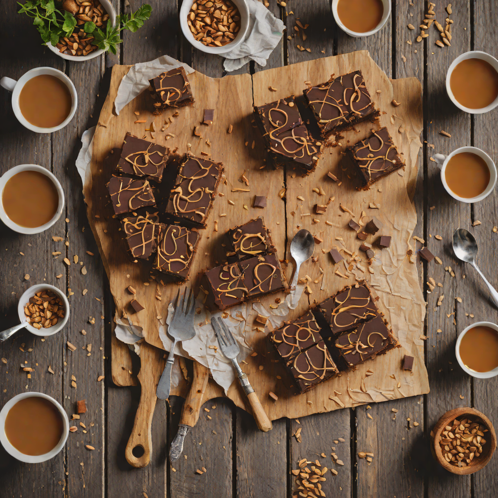 No-Bake Chocolate and Caramel Slice Inspired by Violet Crumble