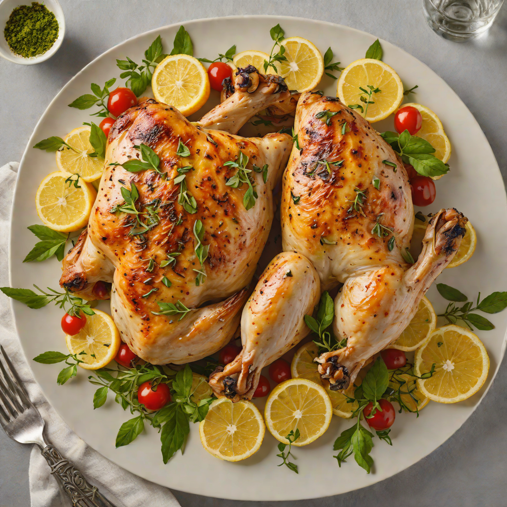 Oven-Roasted Greek Lemon Chicken with Oregano