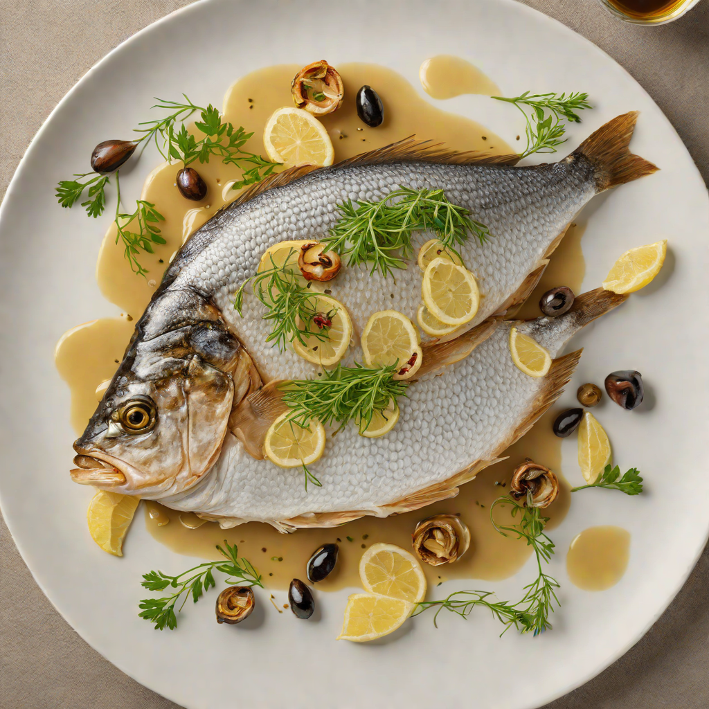 Pan-Seared Sea Bream with Fennel and Olive Oil Sauce