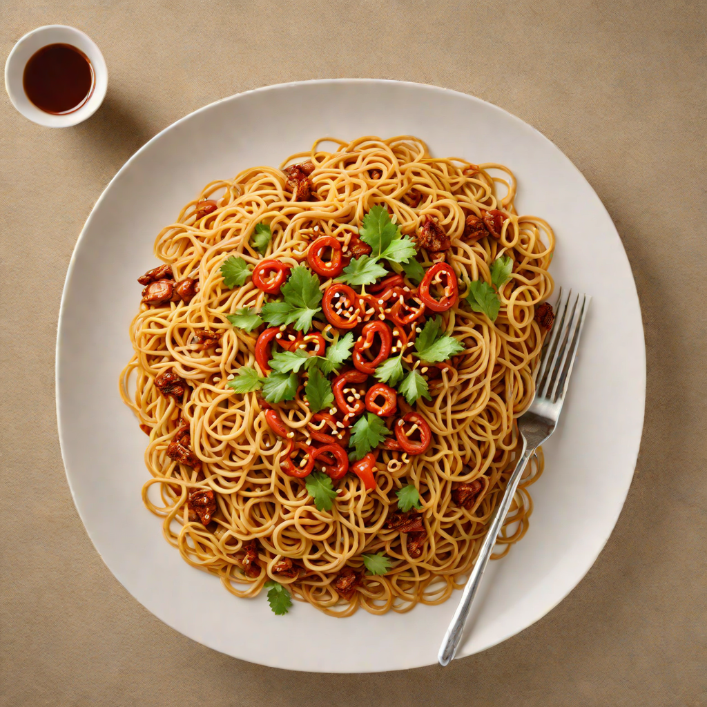 Stir-Fried Kopitiam-Style Noodles with Charred Chili Paste
