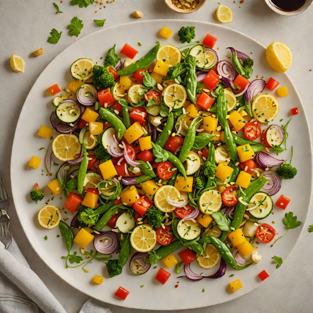 Sautéed Seasonal Vegetables with Garlic and Lemon Zest