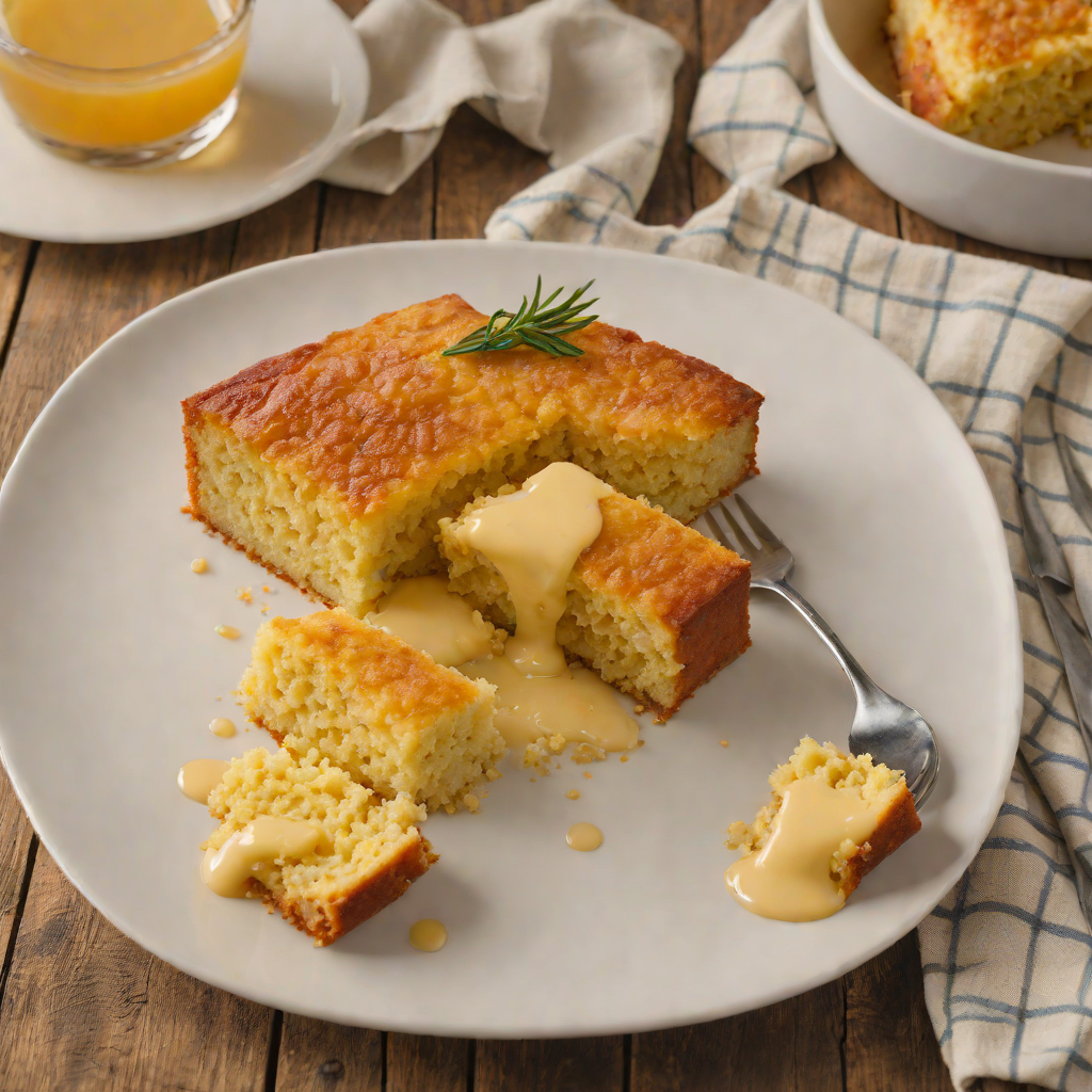 Baked Cornbread with Honey Butter