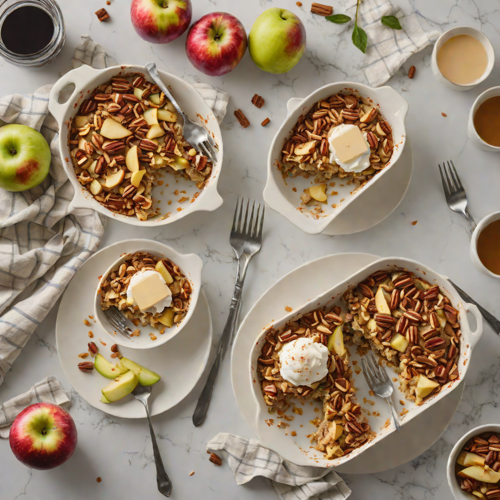 Cinnamon-Spiced Apple Oat Breakfast Bake
