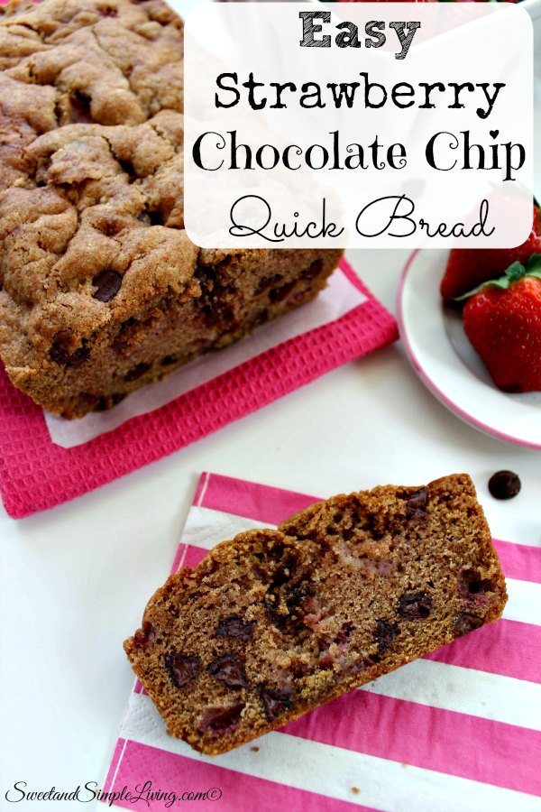 Sheet Pan Strawberry Chocolate Chip Pull-Apart Bread