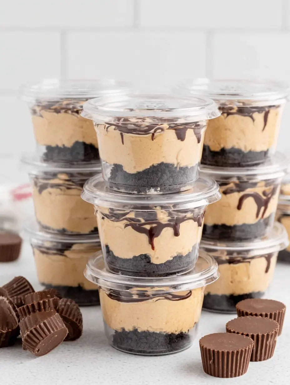 Quick No-Bake Chocolate Peanut Butter Dessert Cups