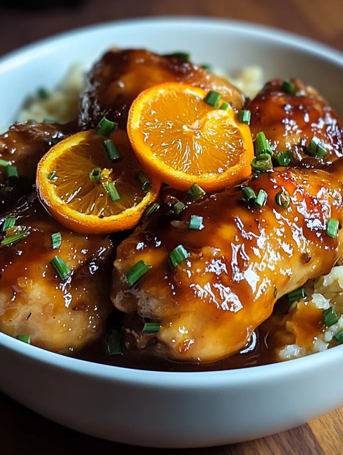Pan-Fried Orange Chicken with Honey-Ginger Glaze
