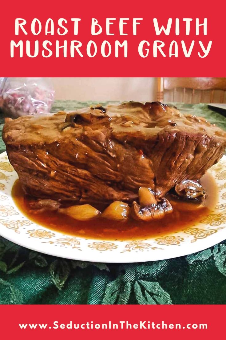 Umami Beef Rib Roast with Mushroom and Soy Pan Gravy