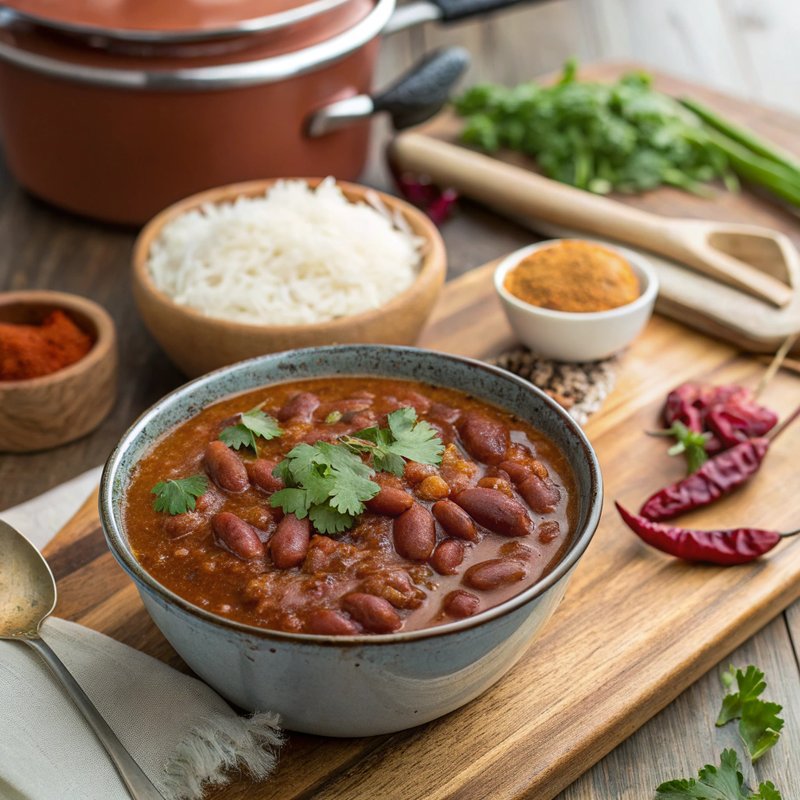 Slow-Simmered Rajma Masala with Red Kidney Beans