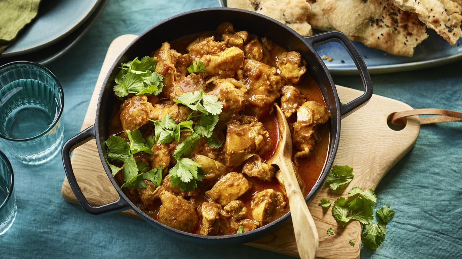 Sautéed Chicken Curry with Garlic, Onion, and Ginger