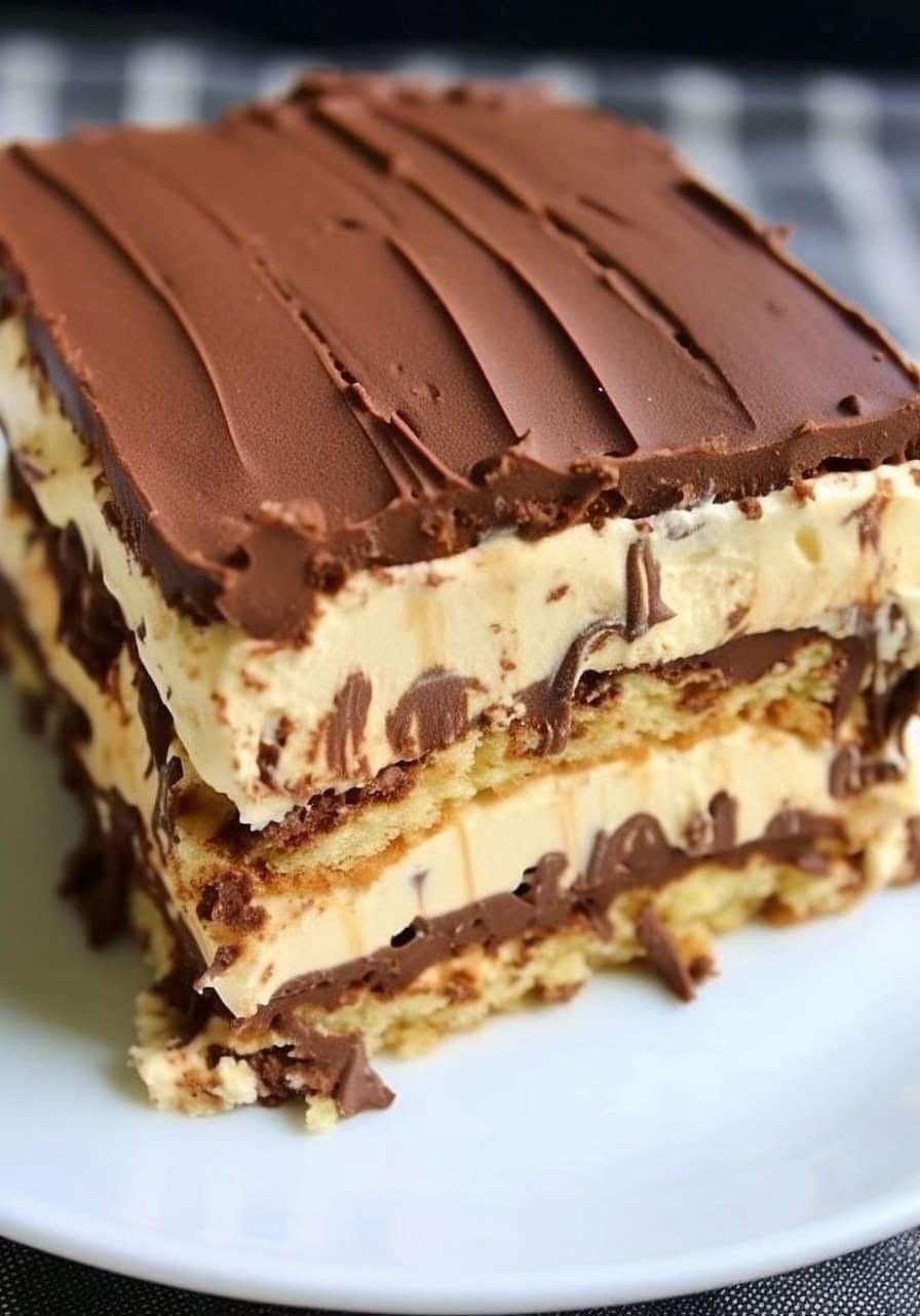 No-Bake Chocolate Eclair Layered Dessert