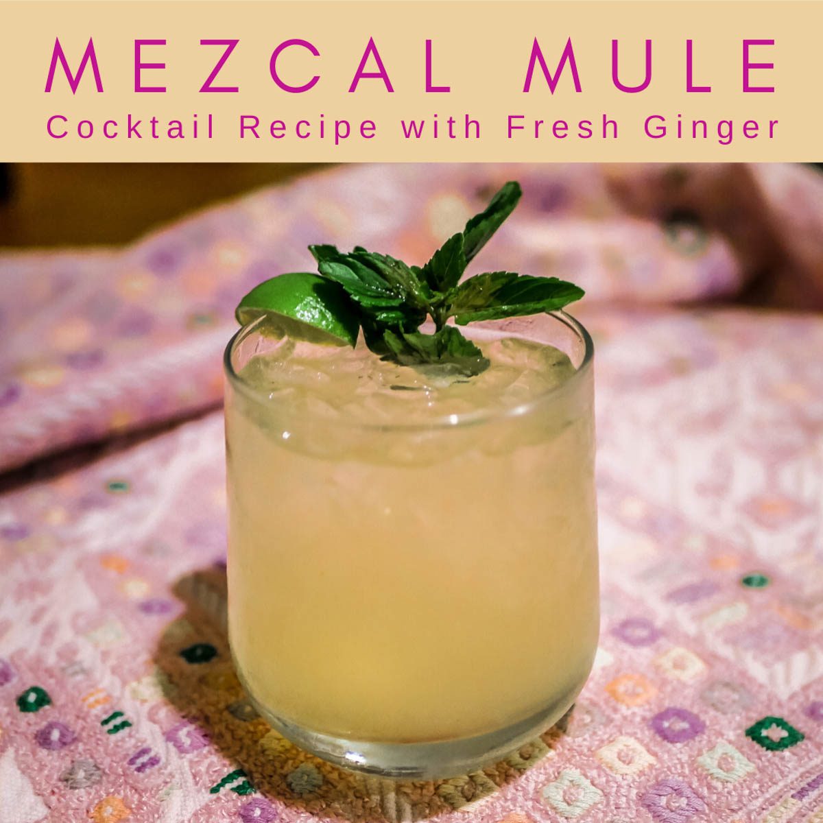 Oaxaca-Style Mezcal Mule with Ginger and Lime