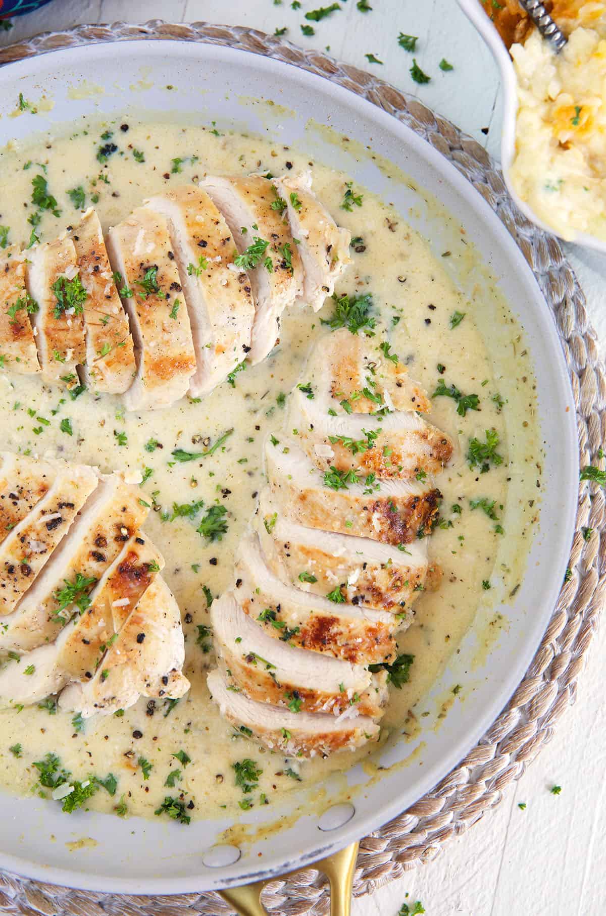 Pan-Seared Chicken with Parmesan and Garlic Butter