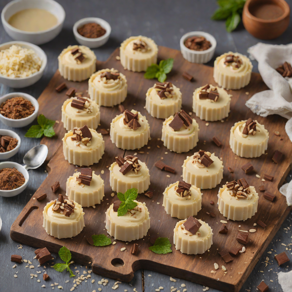 No-Bake Keto Cheesecake Fat Bombs with Cocoa and Vanilla