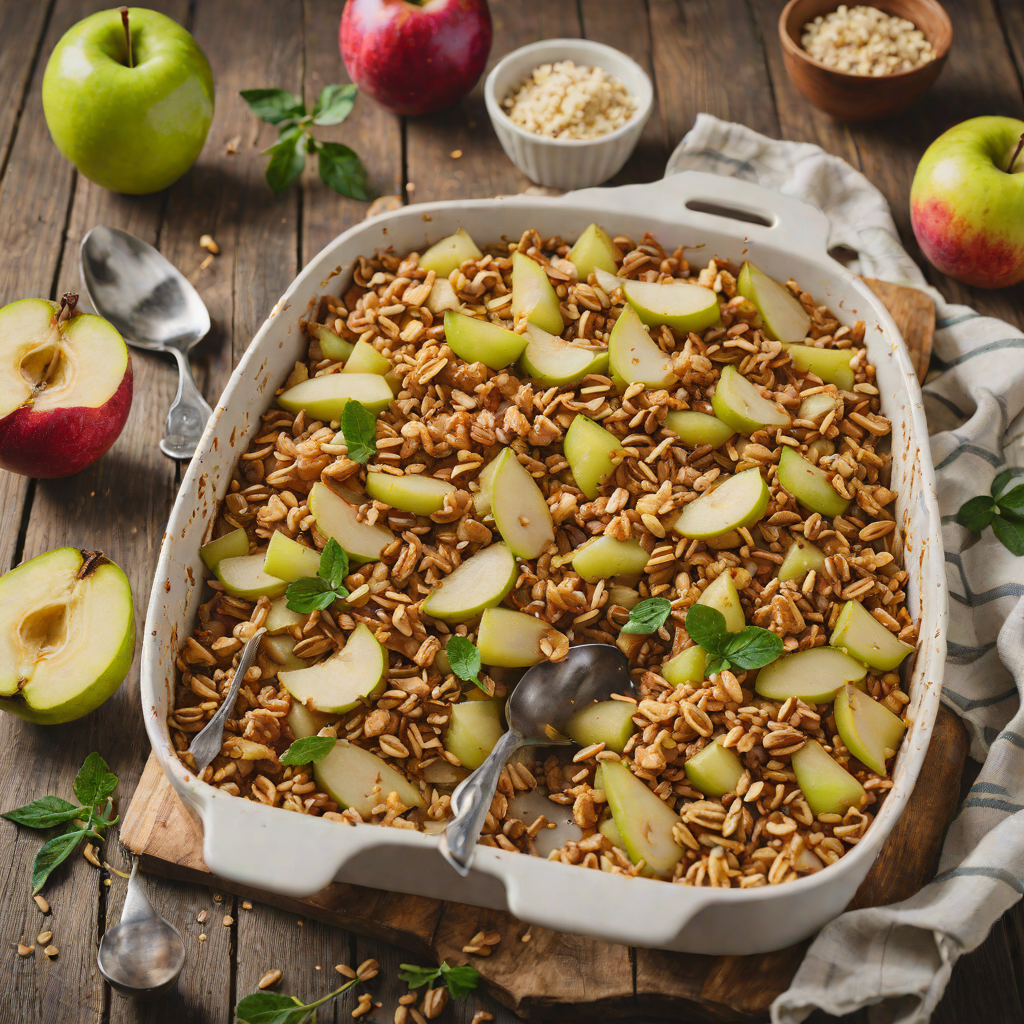 Cambridge-Inspired Spiced Apple and Pear Crisp