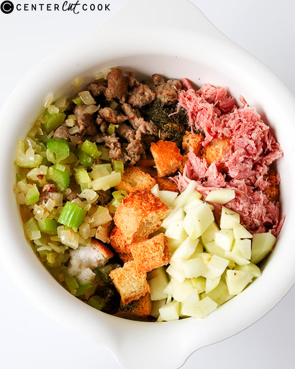 Virginia Ham and Apple Stuffing