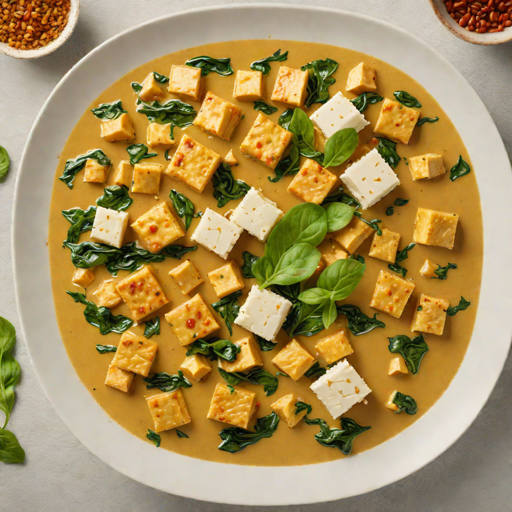 Creamy Coconut Curry with Tofu and Spinach