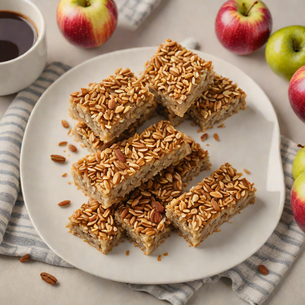 Half-Baked Apple Cinnamon Oat Bars