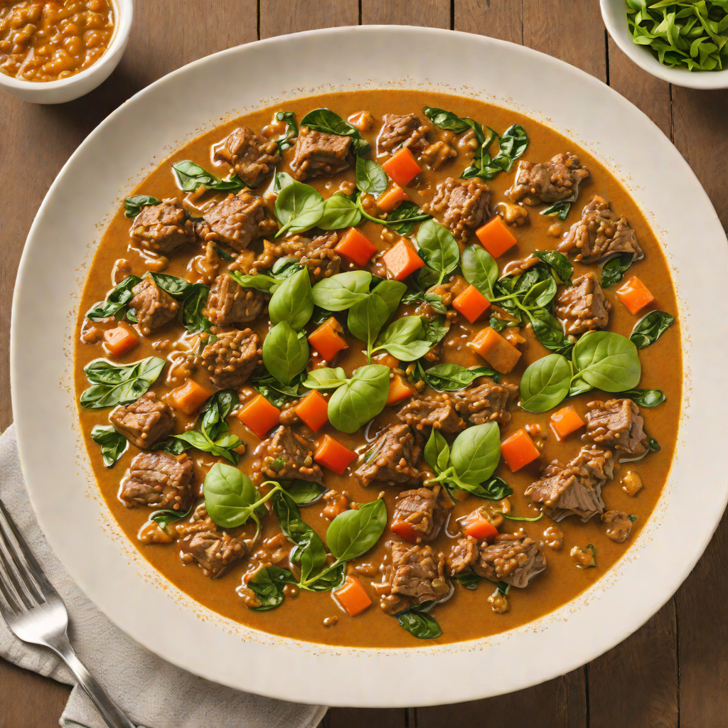 Slow-Simmered Beef and Spinach Curry