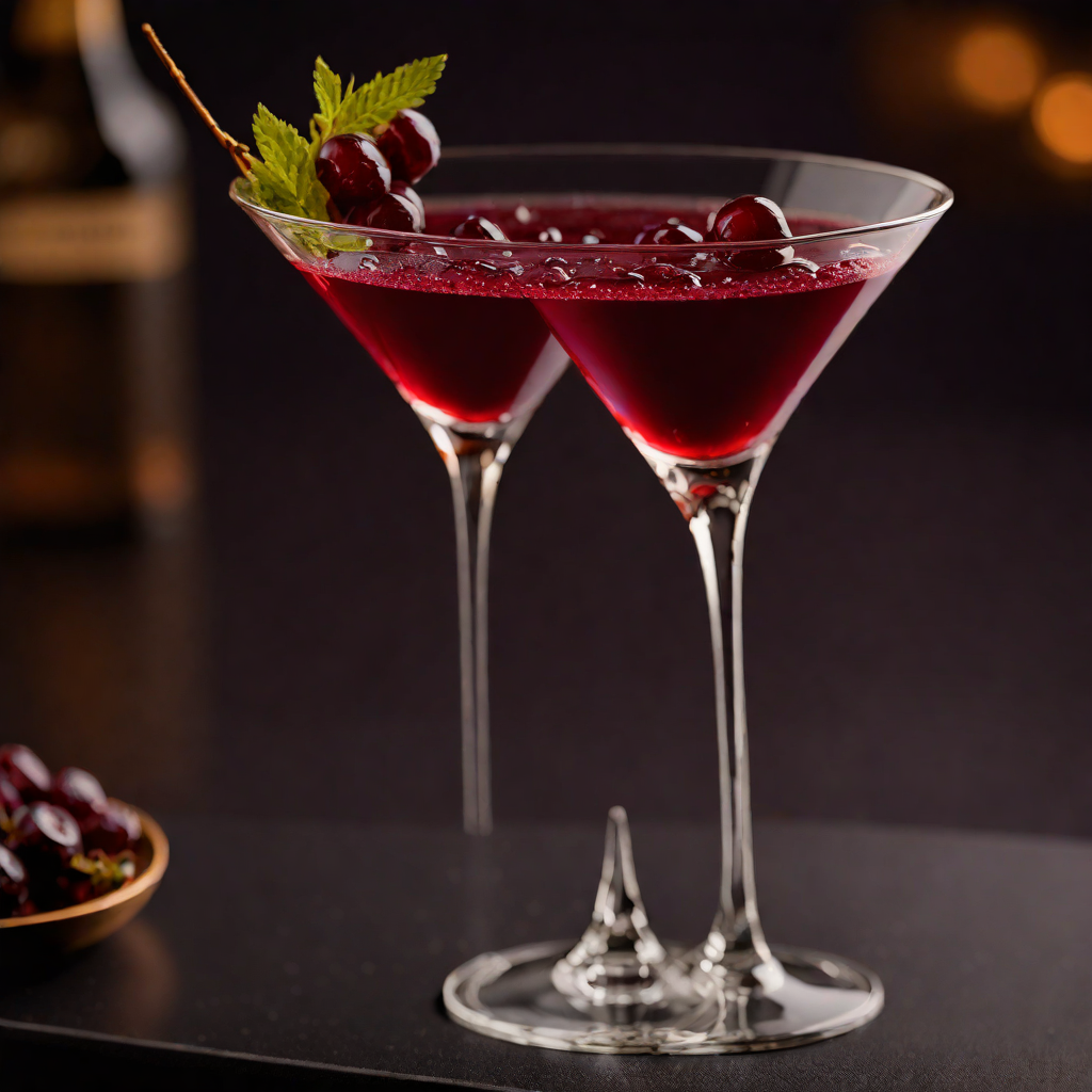Dark Velvet Night Martini