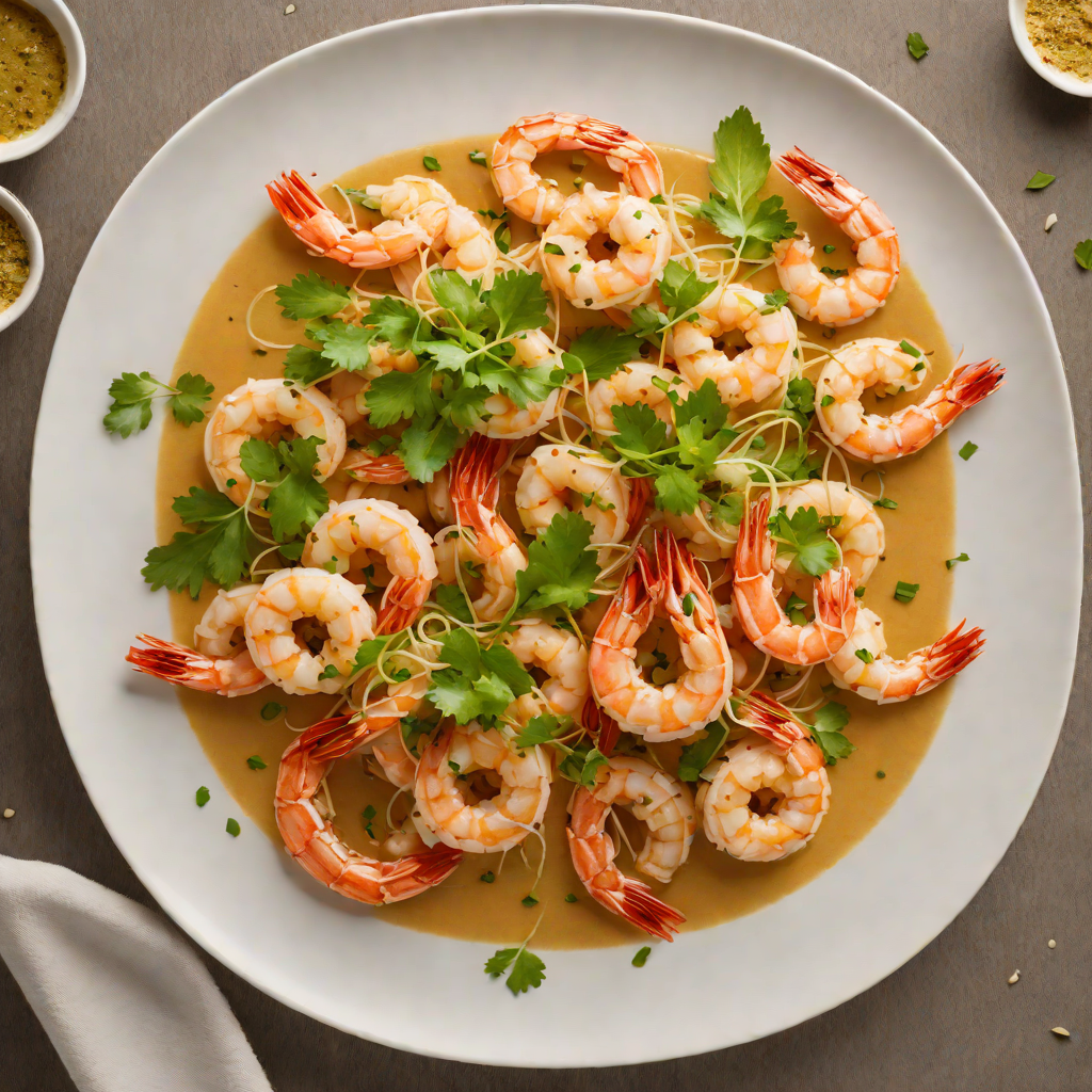 Sautéed Shrimp with Coconut-Lemongrass Sauce