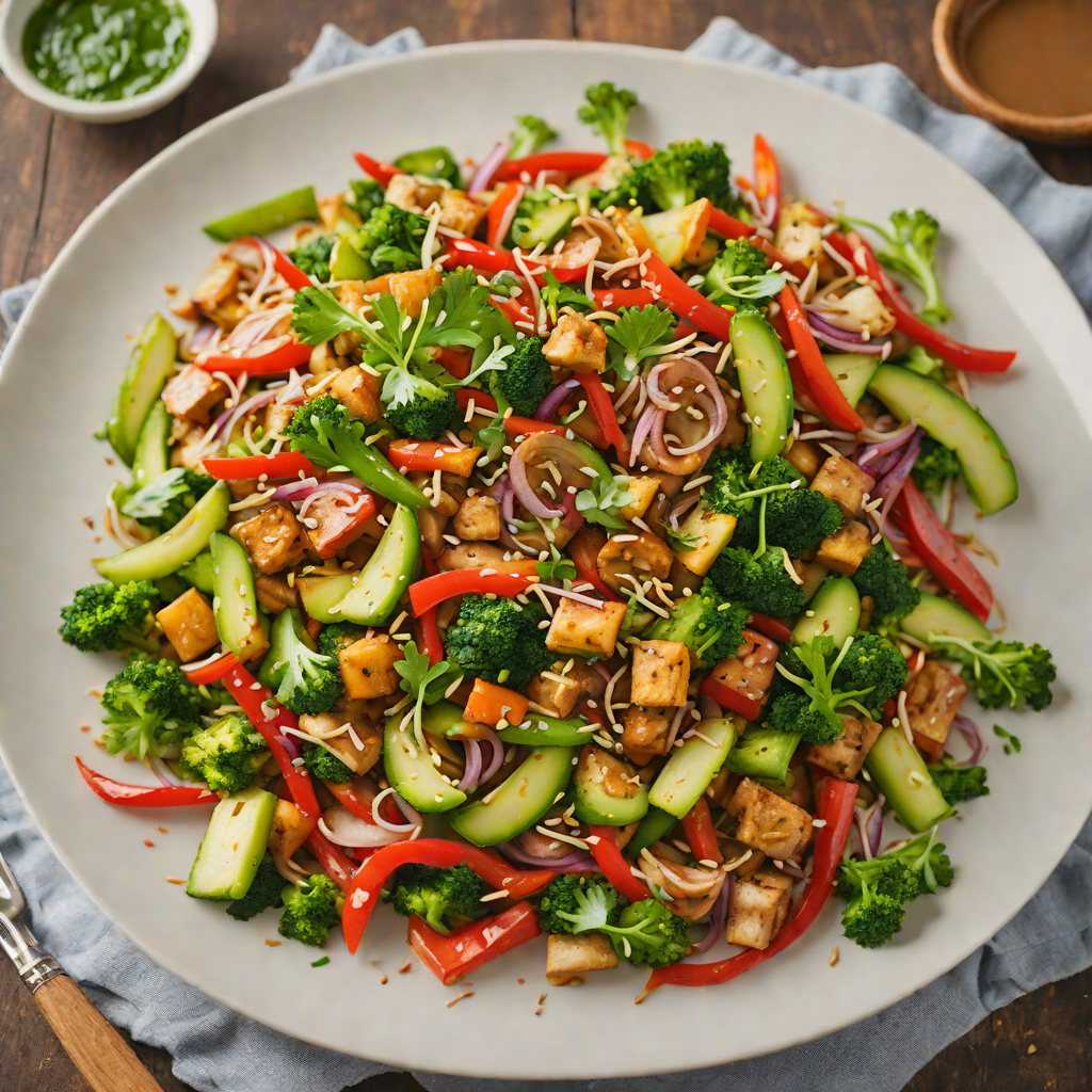Spiced Vegetable Stir-Fry with Ginger and Garlic