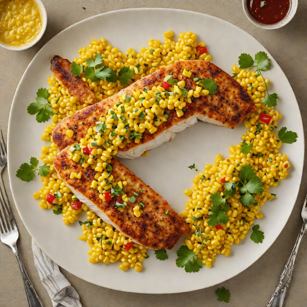 Pan-Seared Catfish with Cajun Butter and Corn Relish