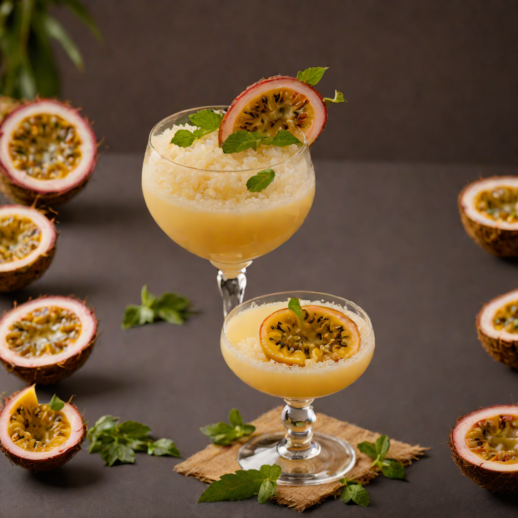 Tropical Passionfruit and Coconut Daiquiri