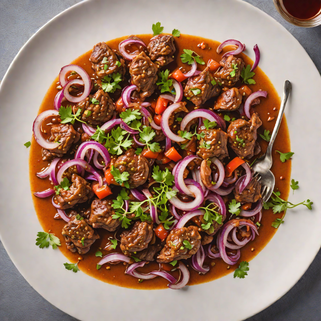 Sautéed Lamb Tibs with Berbere and Red Onion