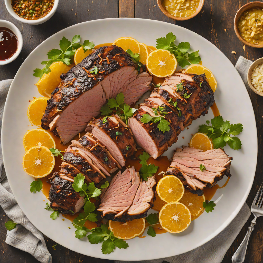 Slow-Roasted Brazilian Pork Shoulder with Citrus and Garlic