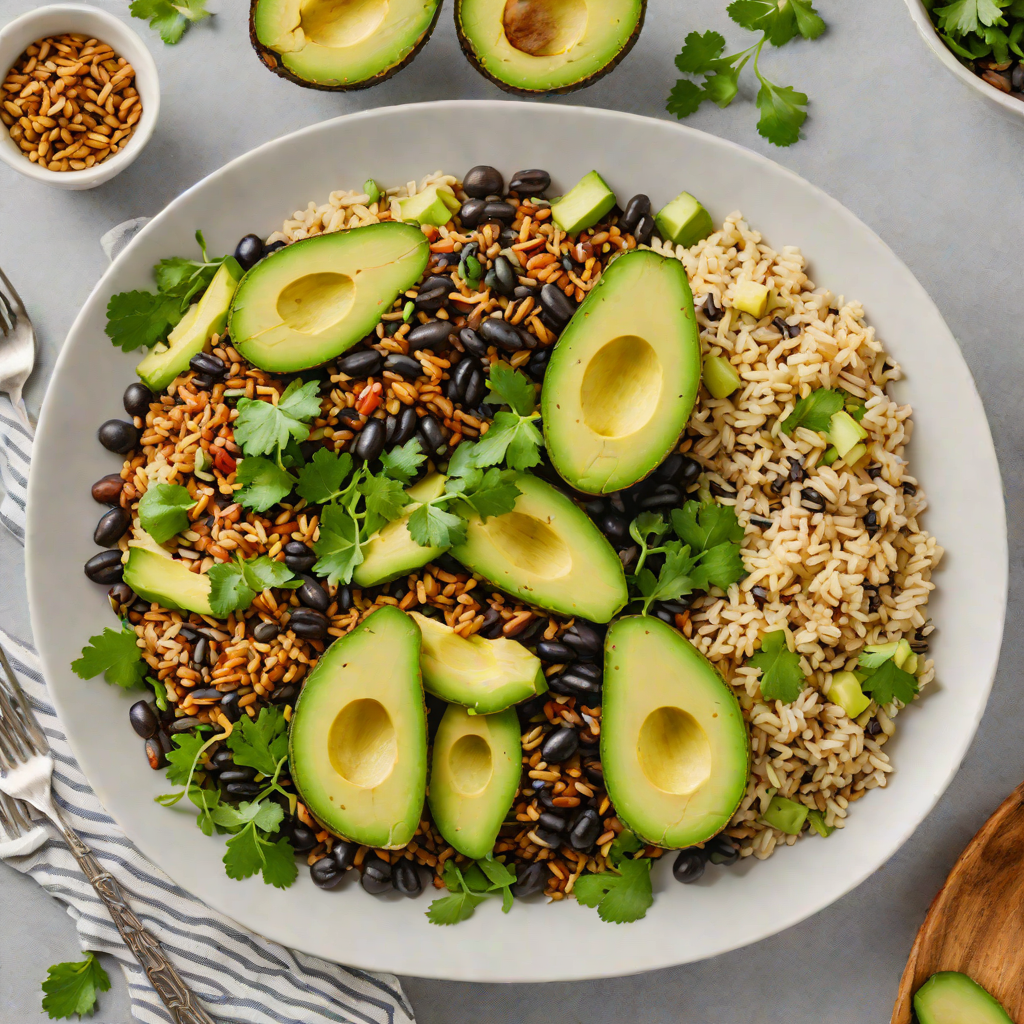 Cilantro-Lime Quinoa Bowls with Avocado and Black Beans