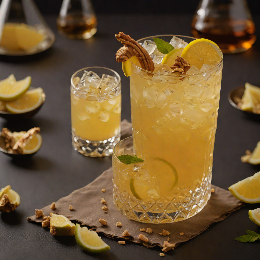 Ginger-Infused Whiskey Sour