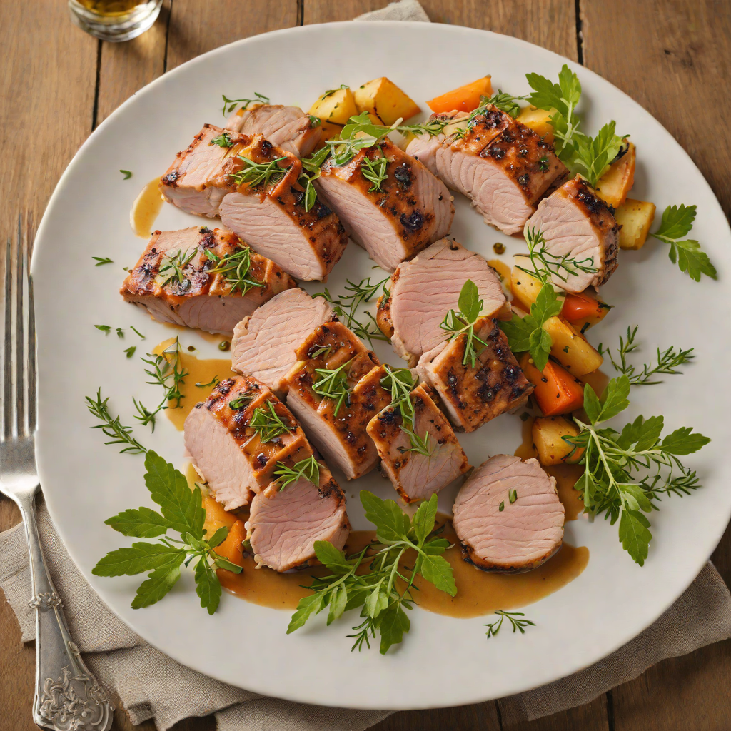 French-Style Herb-Roasted Pork Tenderloin