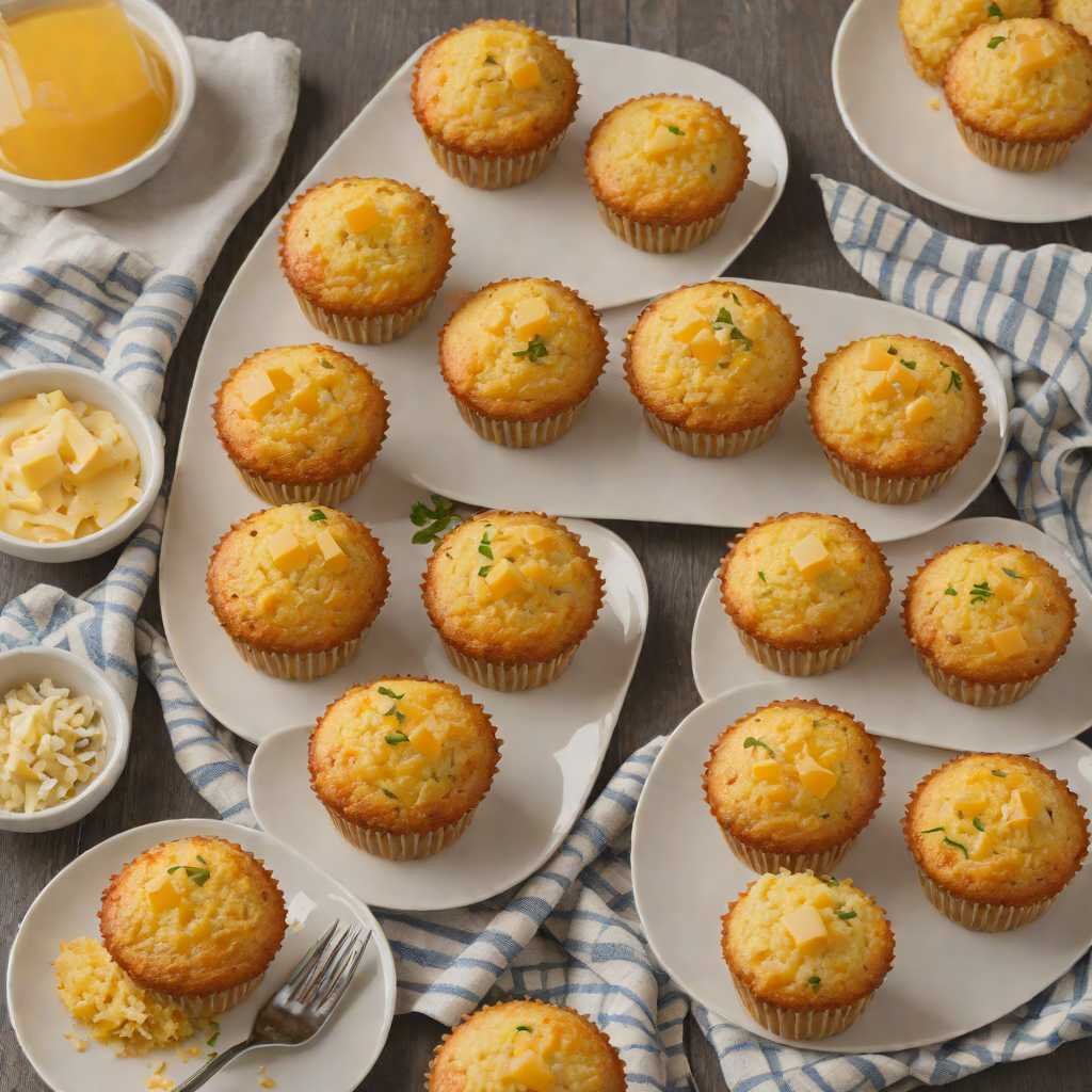 Omaha-Style Cornbread and Cheddar Muffins