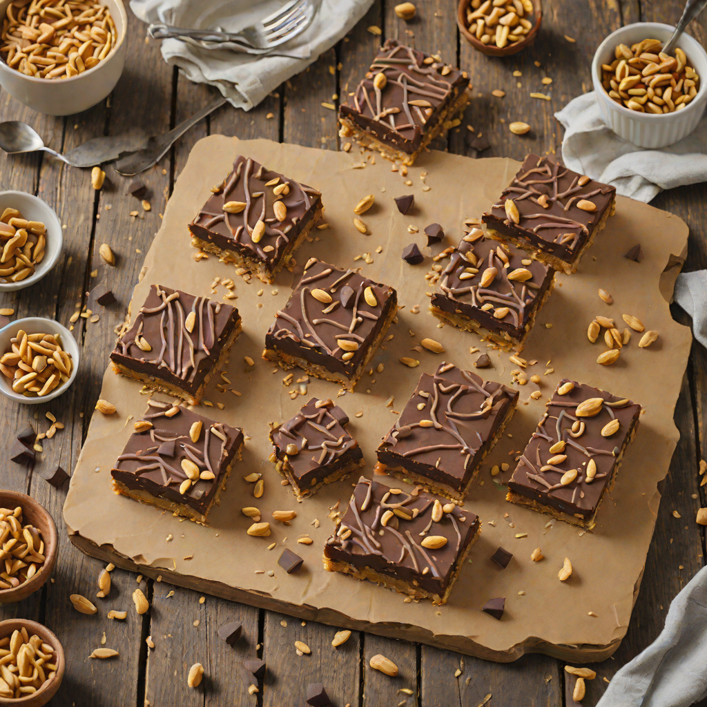 Lazy Day No-Bake Chocolate Peanut Butter Bars