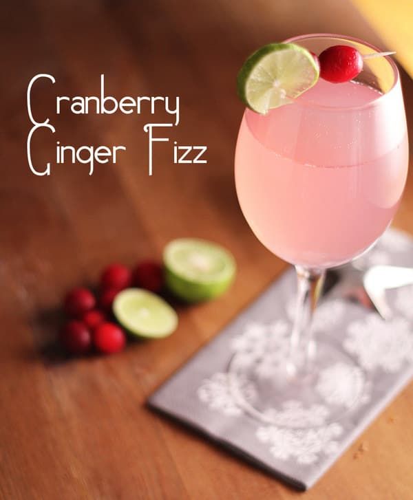 Cranberry Ginger Fizz