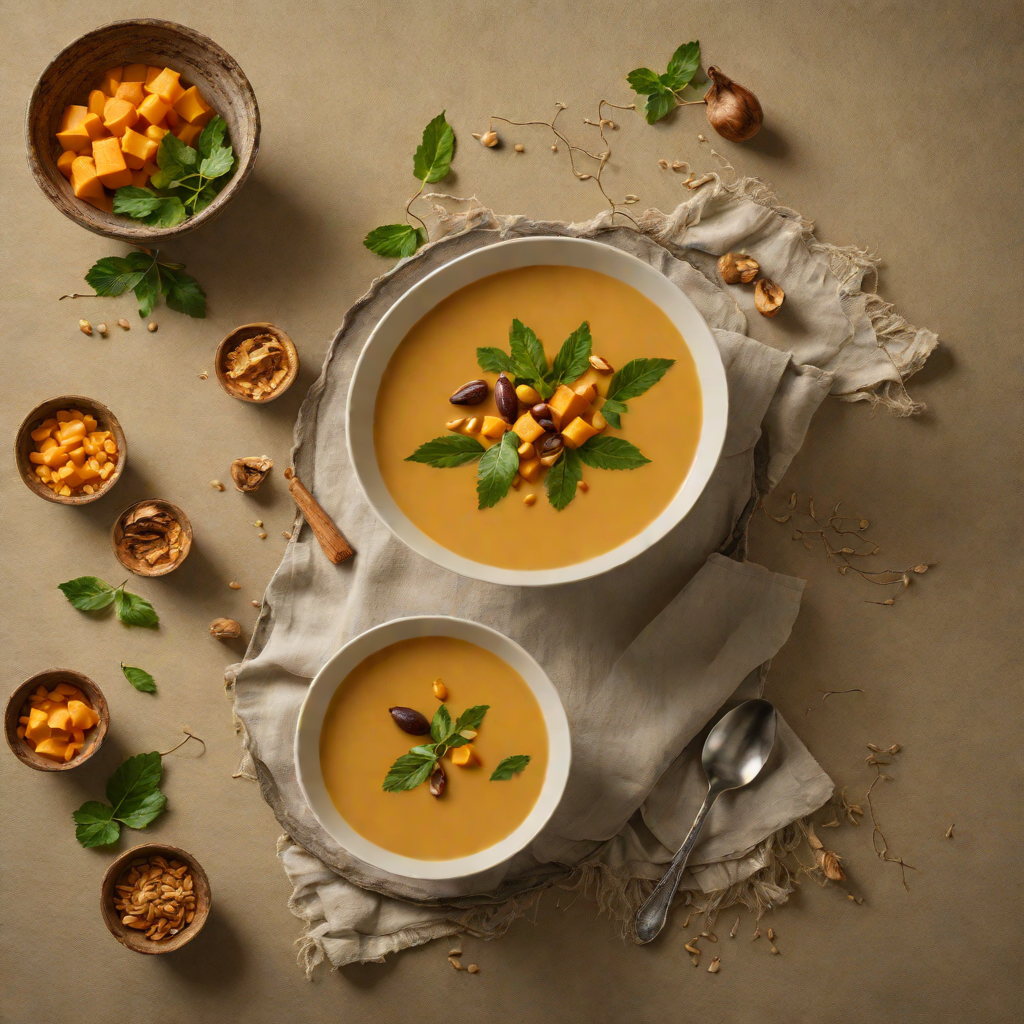Creamy Pumpkin and Kakadu Plum Soup