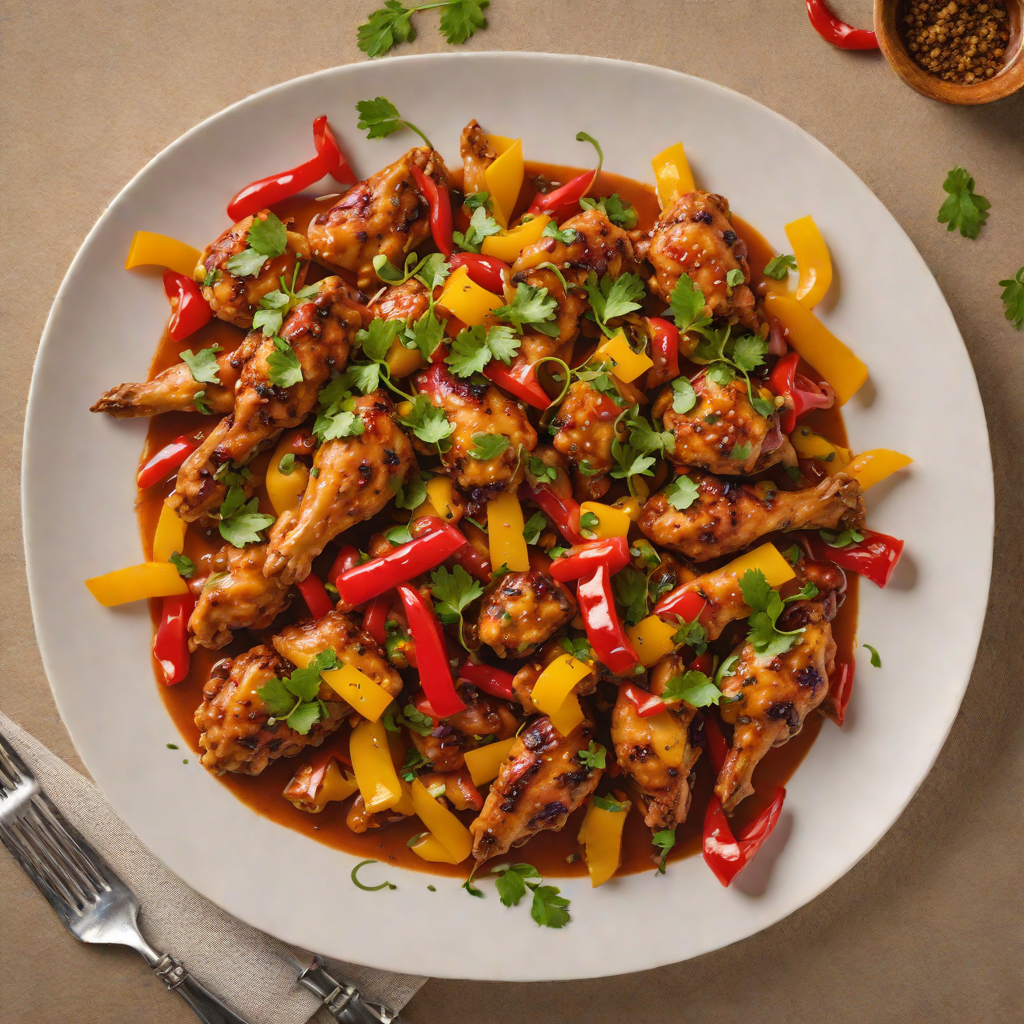 Awaze-Spiced Chicken Tibs with Peppers
