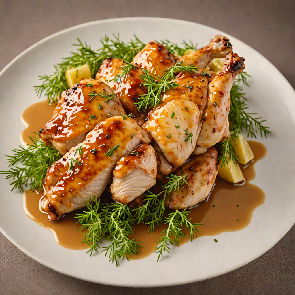 Pan-Seared Chicken with Honey Glaze and Thyme