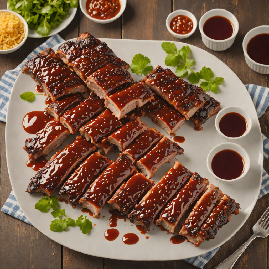 Slow-Smoked St. Louis Style Ribs with Tangy BBQ Sauce